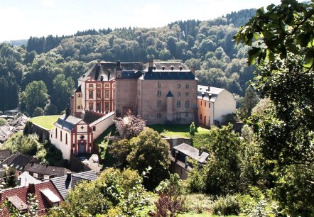 blick auf schloss malberg